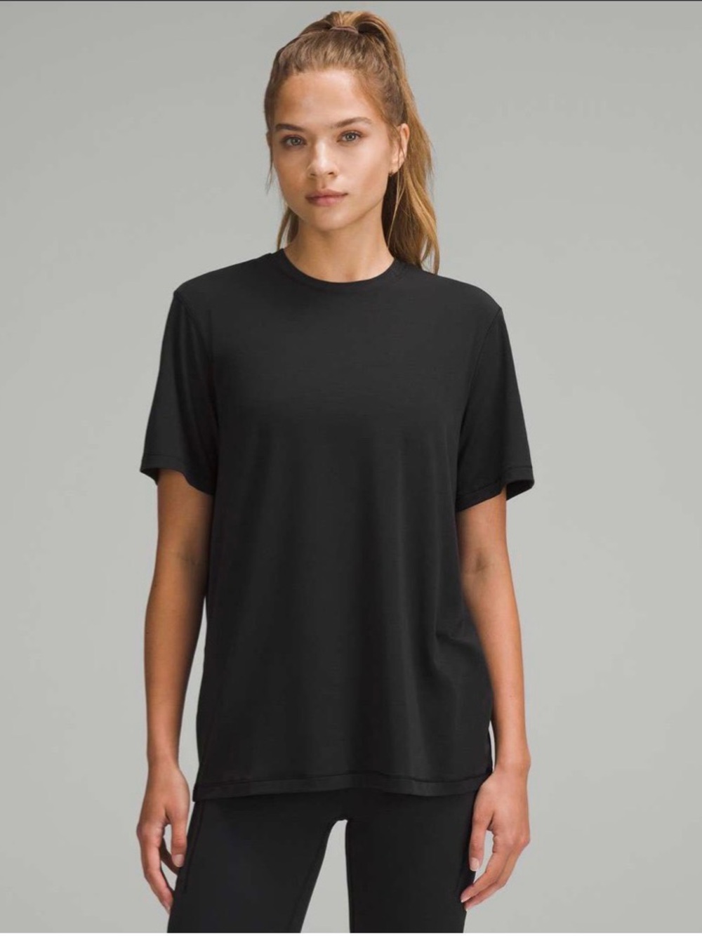 Lululemon Jersey Training Short-Sleeve Shirt Black